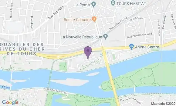 Localisation Chambray les Perriers Bp - 37170