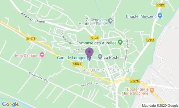 Localisation Laragne Monteglin - 05300