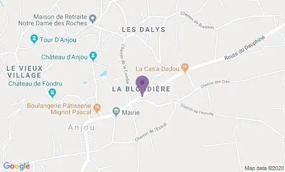 Localisation Anjou - 38150