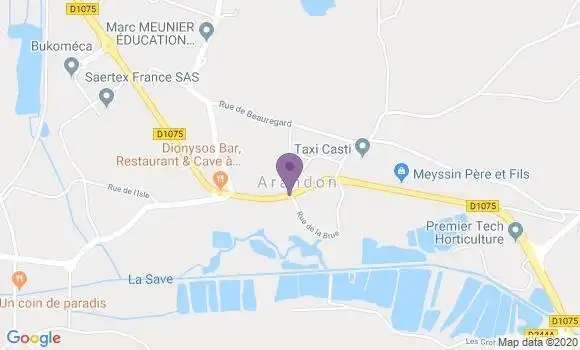 Localisation Arandon Bp - 38510