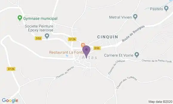 Localisation Artas Ap - 38440