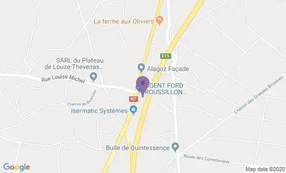 Localisation Auberives sur Vareze Bp - 38550
