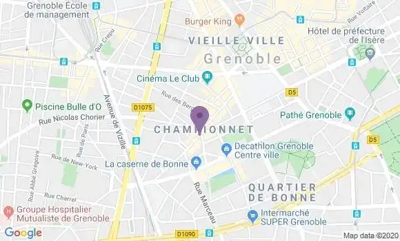 Localisation Grenoble Championnet Bp - 38000