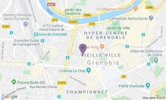 Localisation Grenoble Gambetta Bp - 38000