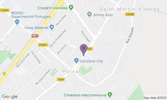 Localisation Poisat Ap - 38320