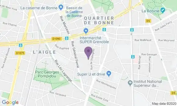 Localisation Grenoble Stalingrad Bp - 38100
