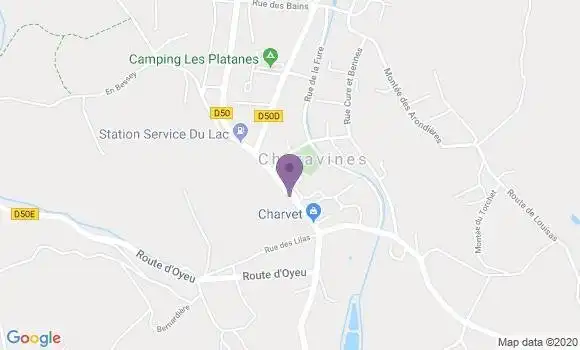 Localisation Charavines Bp - 38850