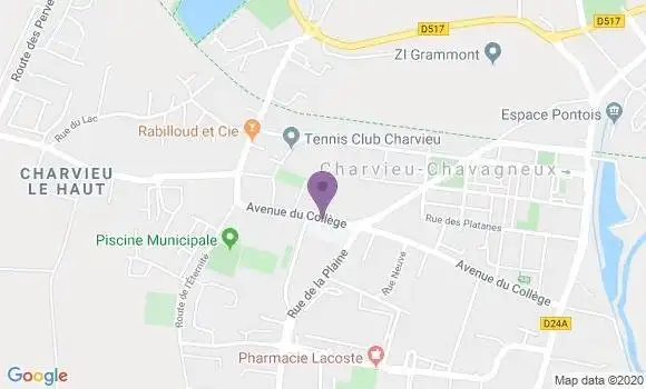 Localisation Charvieu chavagneux - 38230