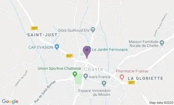 Localisation Chatte Bp - 38160