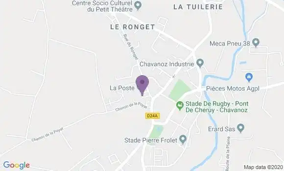 Localisation Chavanoz Bp - 38230
