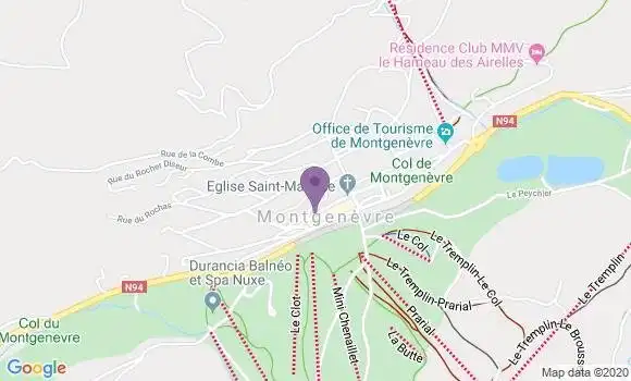 Localisation Montgenevre - 05100