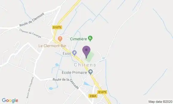 Localisation Chirens Bp - 38850
