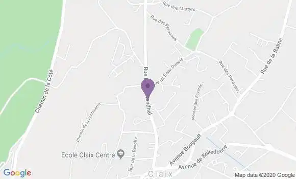 Localisation Claix Bp - 38640
