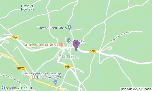 Localisation Clelles En Trieves Bp - 38930
