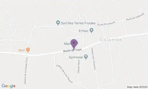 Localisation Colombe Ap - 38690