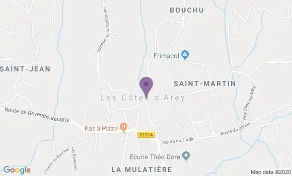 Localisation Les Cotes d