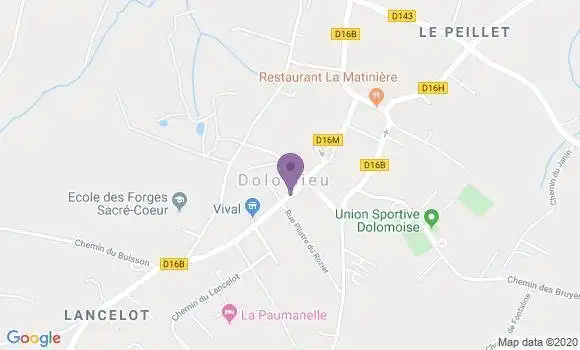Localisation Dolomieu Bp - 38110