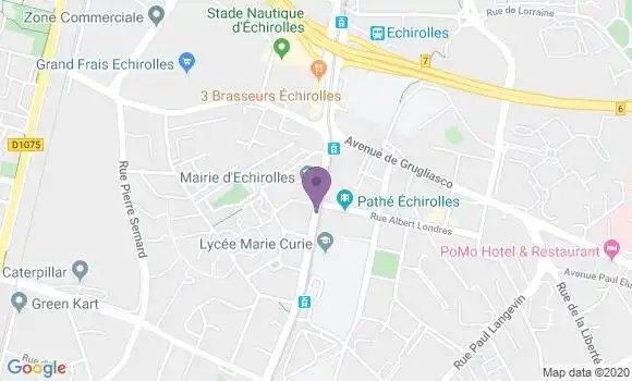 Localisation Echirolles Principal - 38130