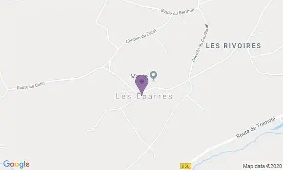 Localisation Les Eparres Ap - 38300
