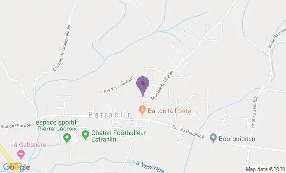 Localisation Estrablin Bp - 38780