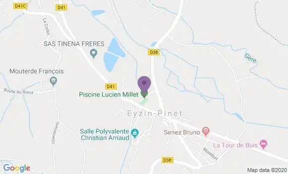 Localisation Eyzin Pinet Bp - 38780