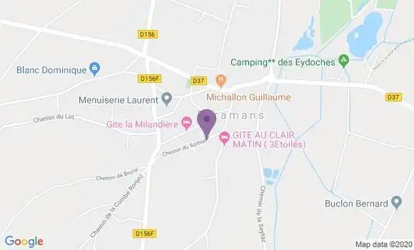 Localisation Faramans Ap - 38260