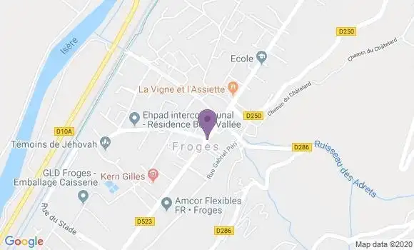 Localisation Froges Bp - 38190