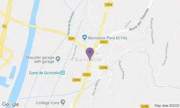 Localisation Goncelin - 38570