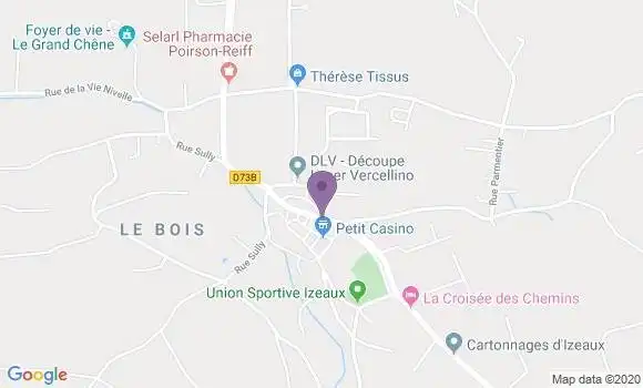 Localisation Izeaux Bp - 38140