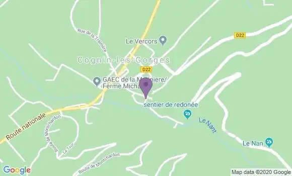 Localisation Izeron Ap - 38160