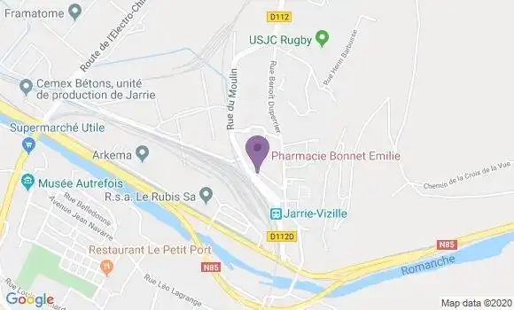 Localisation Jarrie - 38560