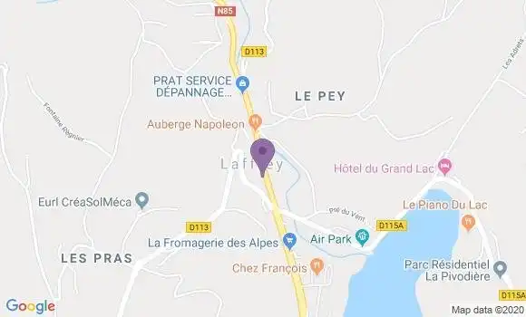 Localisation Laffrey Ap - 38220