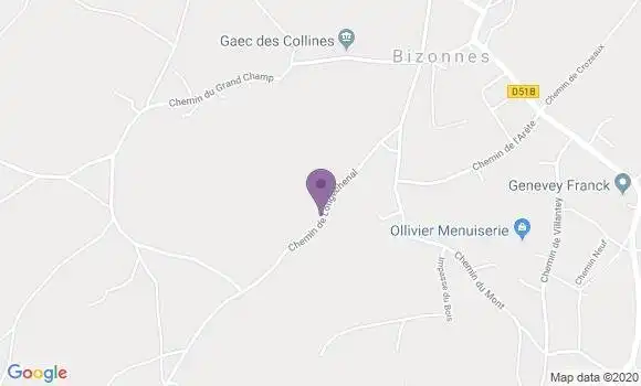 Localisation Longechenal Ap - 38690