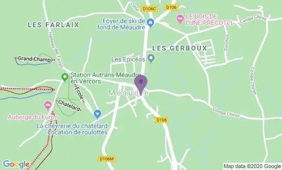Localisation Meaudre Bp - 38112