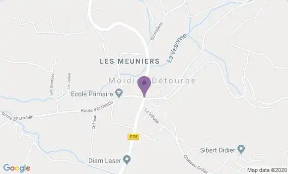 Localisation Moidieu Detourbe Bp - 38440
