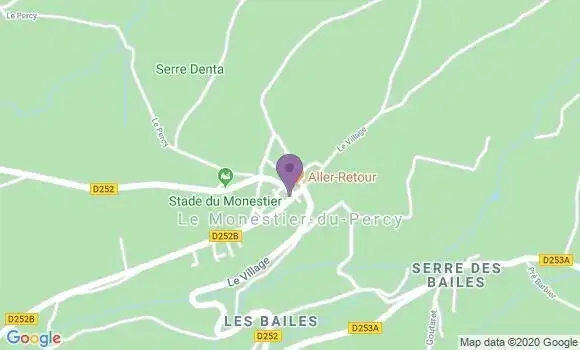 Localisation Le Monestier du Percy Ap - 38930