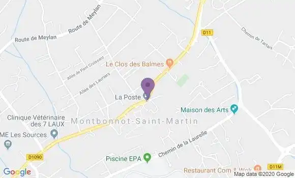 Localisation Montbonnot St Martin Bp - 38330