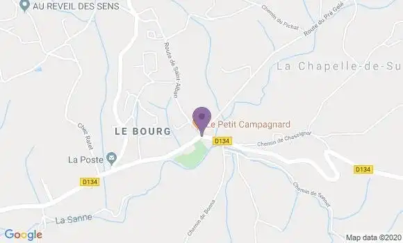 Localisation Montseveroux Ap - 38122