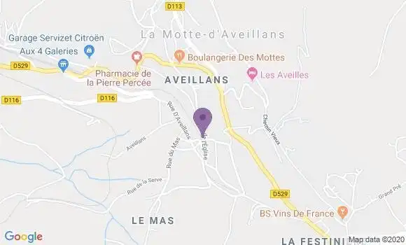 Localisation La Motte d