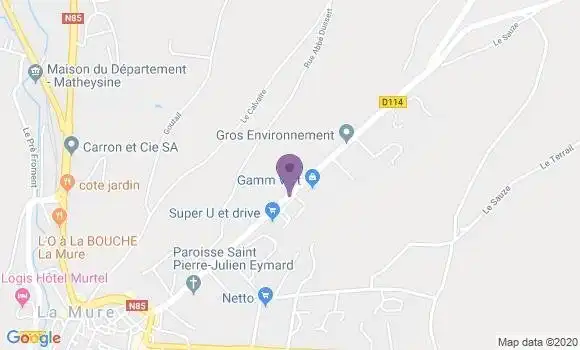 Localisation La Mure d