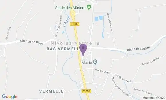 Localisation Nivolas Vermelle - 38300