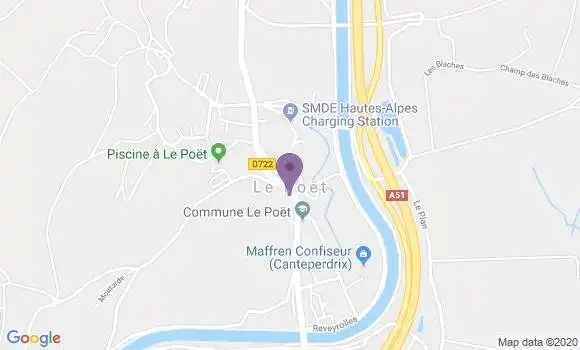 Localisation Le Poet Bp - 05300
