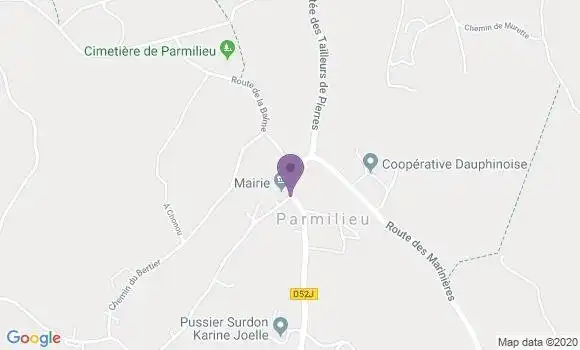 Localisation Parmilieu Ap - 38390