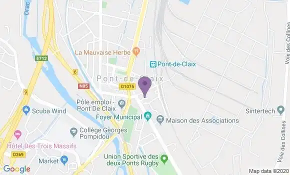 Localisation Le Pont de Claix - 38800