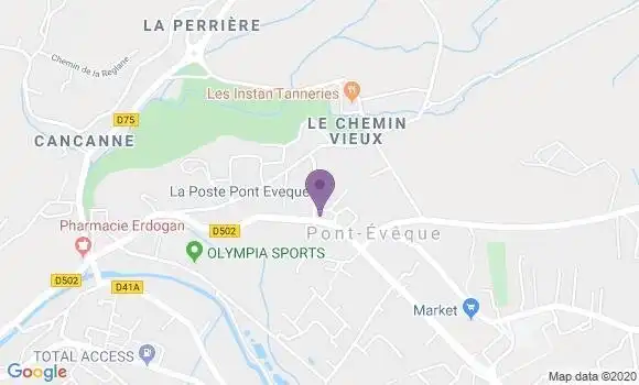 Localisation Pont Eveque - 38780