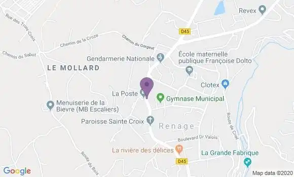 Localisation Renage Bp - 38140