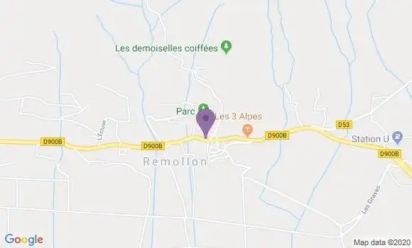 Localisation Remollon Bp - 05190