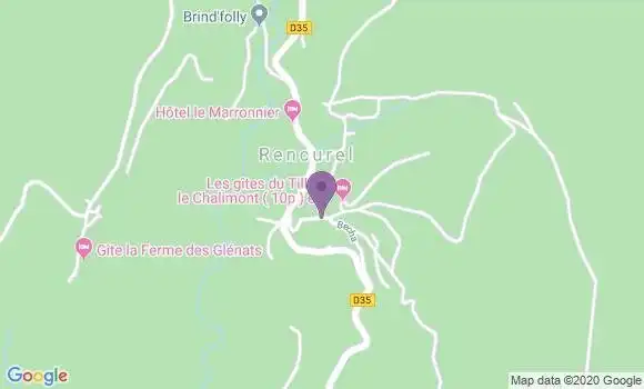 Localisation Rencurel Ap - 38680