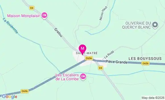 Localisation Saint Matre - 46800