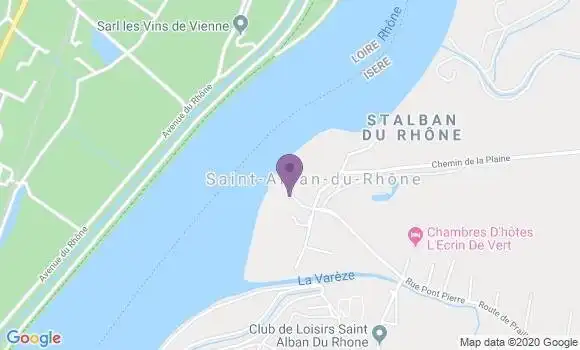 Localisation Saint Alban du Rhone Ap - 38370